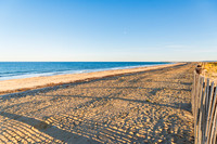 Empty Duxbury Beach in Winter