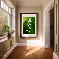 White-Floral-Wall-Art-for-Hallway