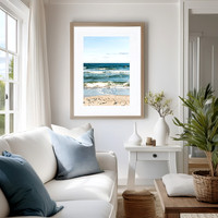 Coastal-Living-Room-Wall-Decor---Turquoise-Ocean-Waves