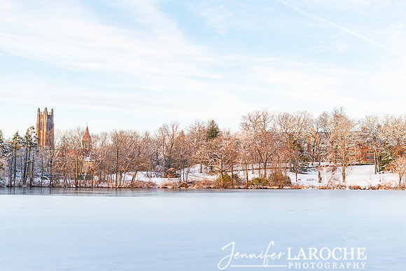 Wellesley College Winter Landscape