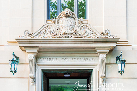 Wellesley College Library Doorway Art