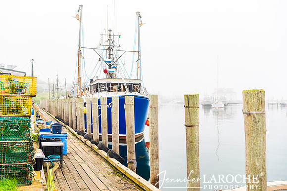 Foggy Harbor Photography Print