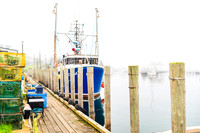 Foggy Harbor Photography Print