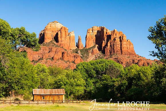 horizontal image cathedral rock at red rock crossing sedona arizona