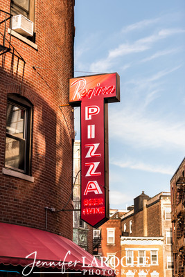 North End Boston Regina Pizza Sign