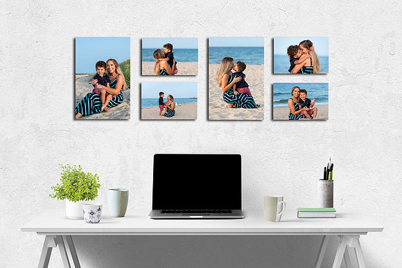 mommy-and-me-photo-collage-above-laptop