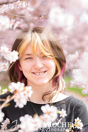 Cherry Blossom Senior Picture