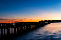 Twilight Duxbury Bridge Photo