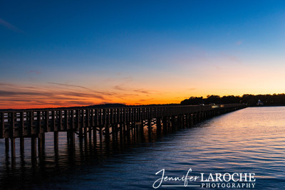 Twilight Duxbury Bridge Photo