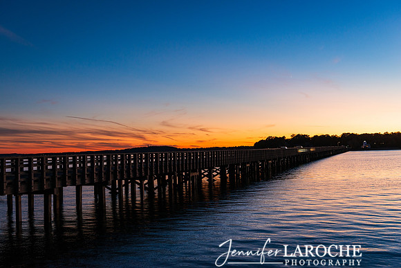 Twilight Duxbury Bridge Photo