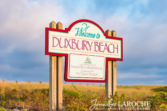 Duxbury Beach Park sign photo
