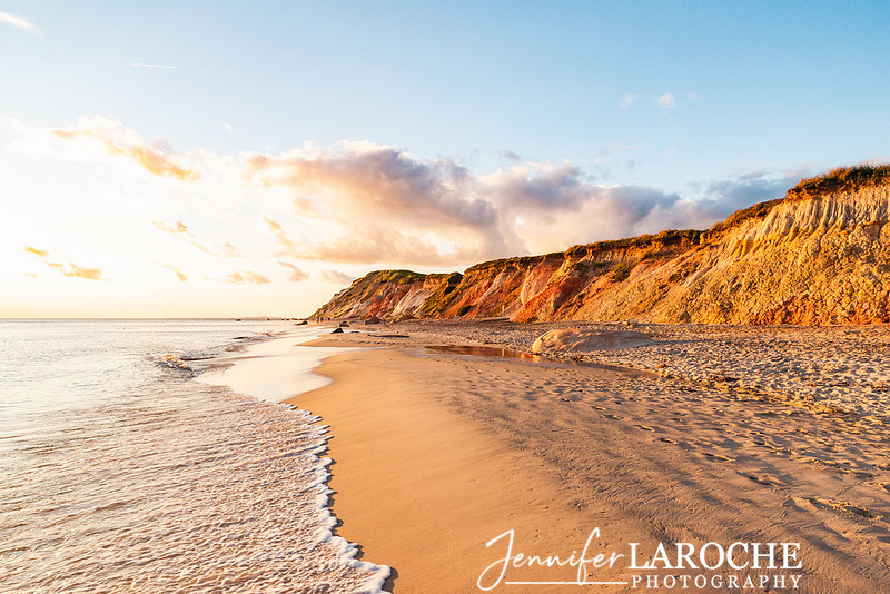 Gay Head Cliffs in Golden Light
